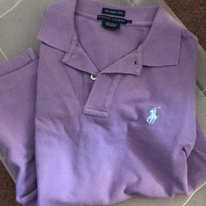 RalphLaurenPolo LG Light Purple//Light Blue Horse